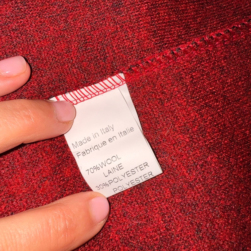 Red Wool Jacket - Picture 7 of 9